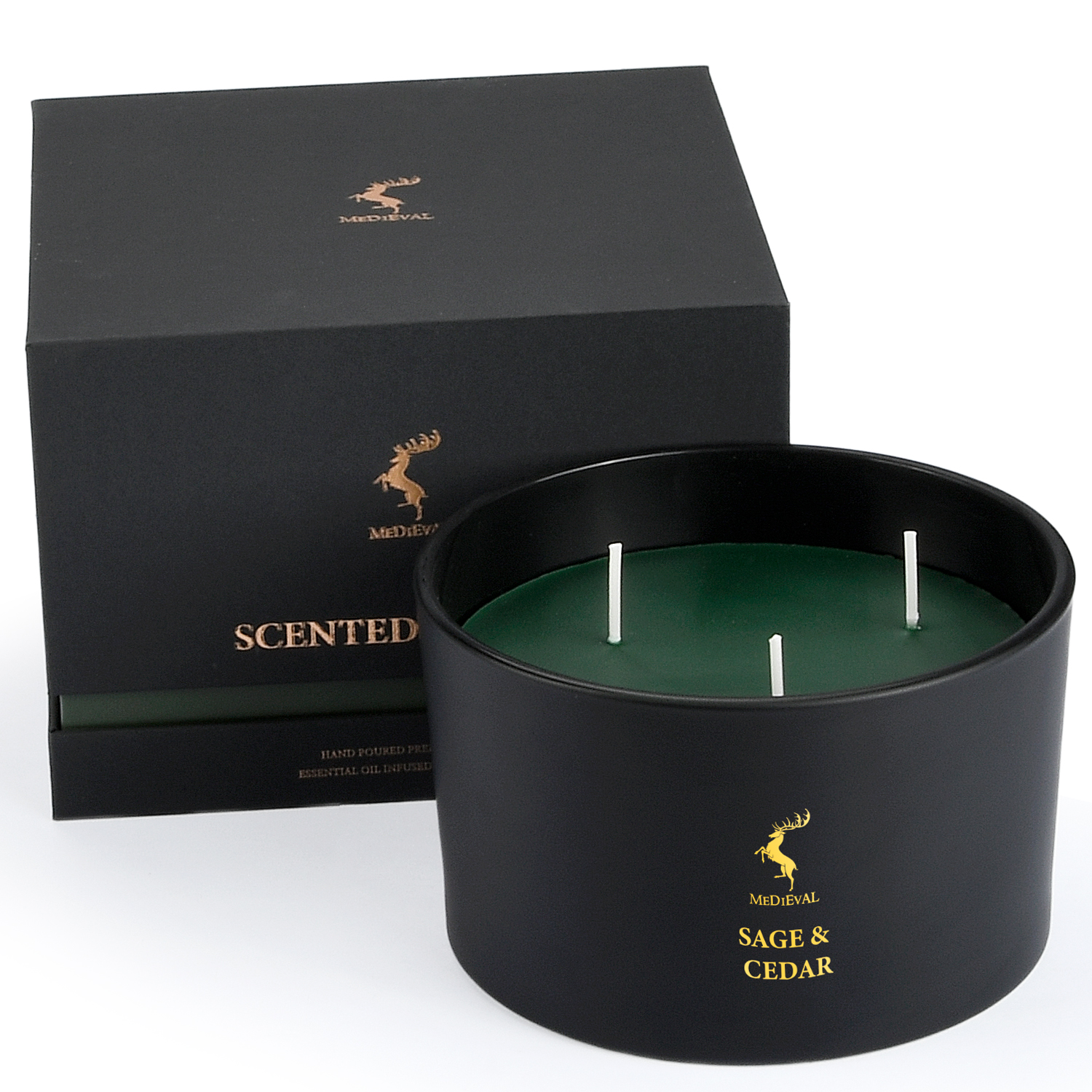 Fragrance Oil Natural Organic Soy Wax Scented Candle with Box