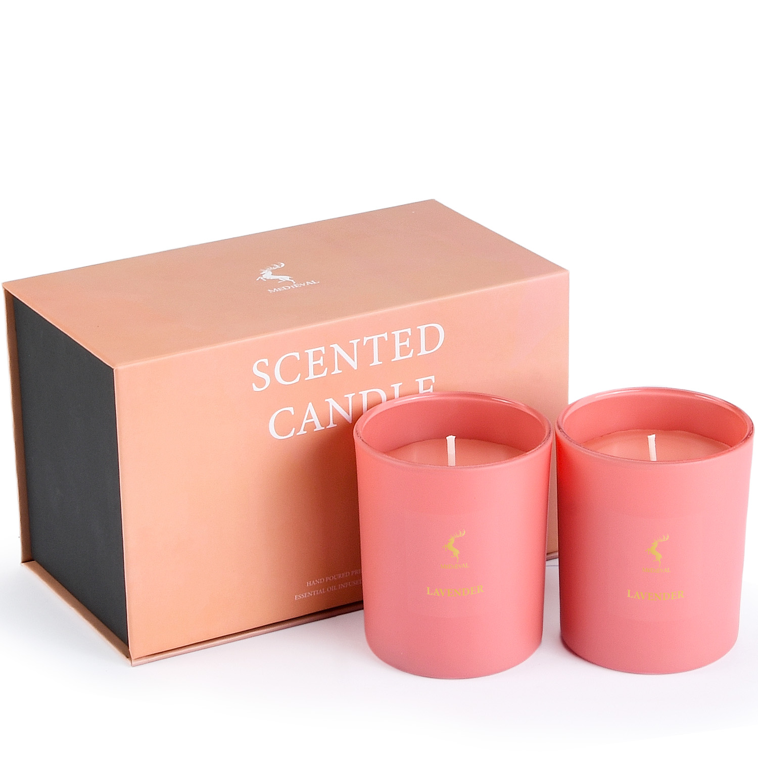 Scented Candles Gift Set Box Hot Sale Handmade Glass Scented Candle