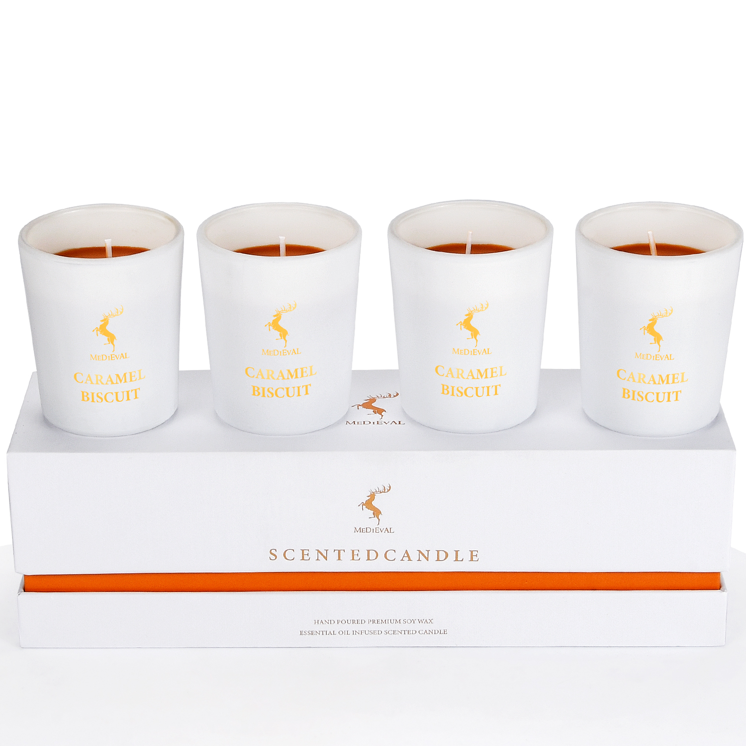 Luxury Custom Gifts White Jar Scented Candles for Women