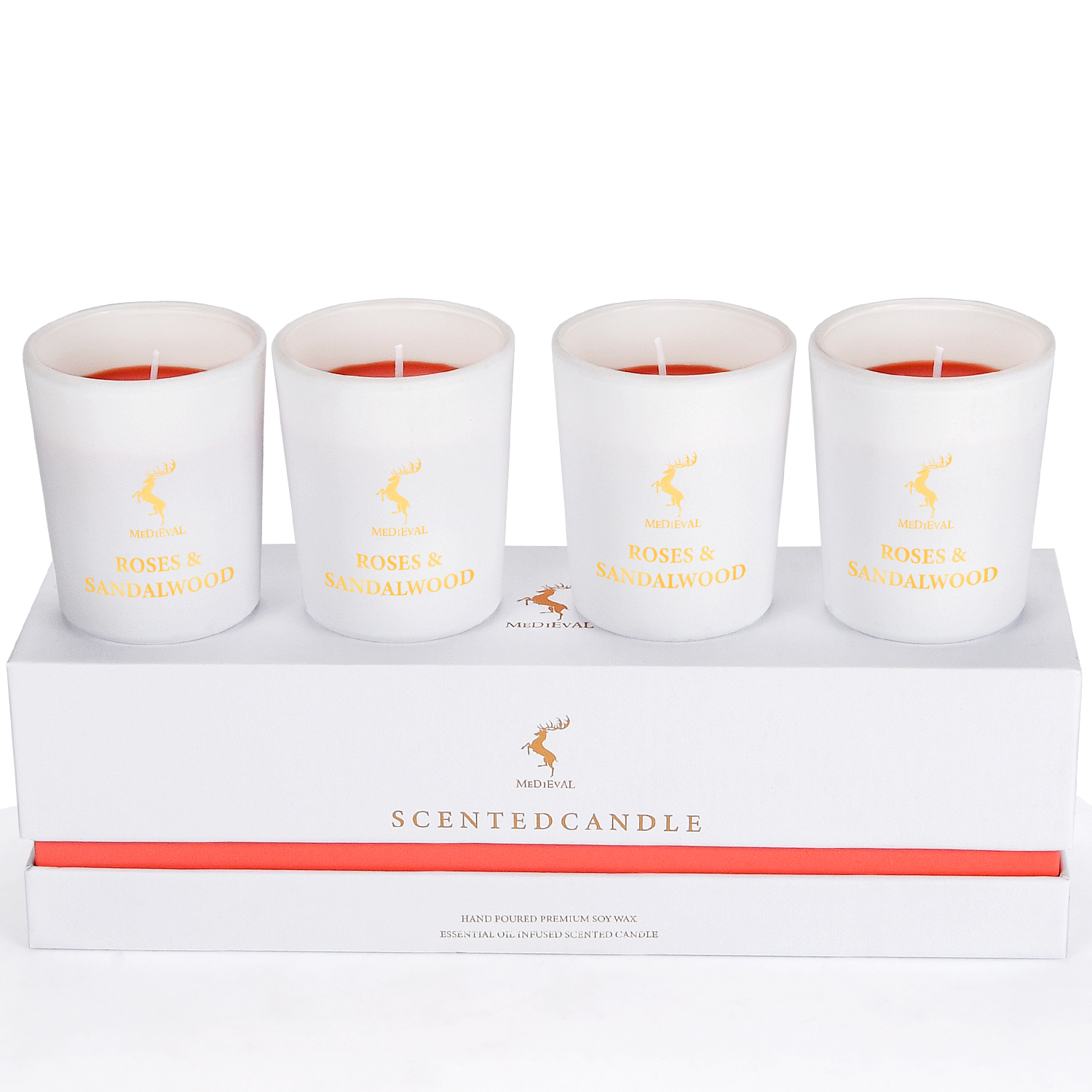 Luxury Custom Gifts White Jar Scented Candles for Women