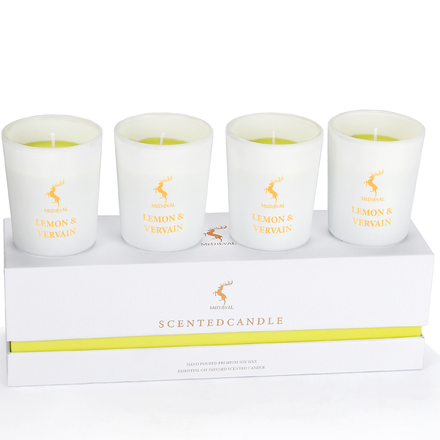 Luxury Custom Gifts White Jar Scented Candles for Women