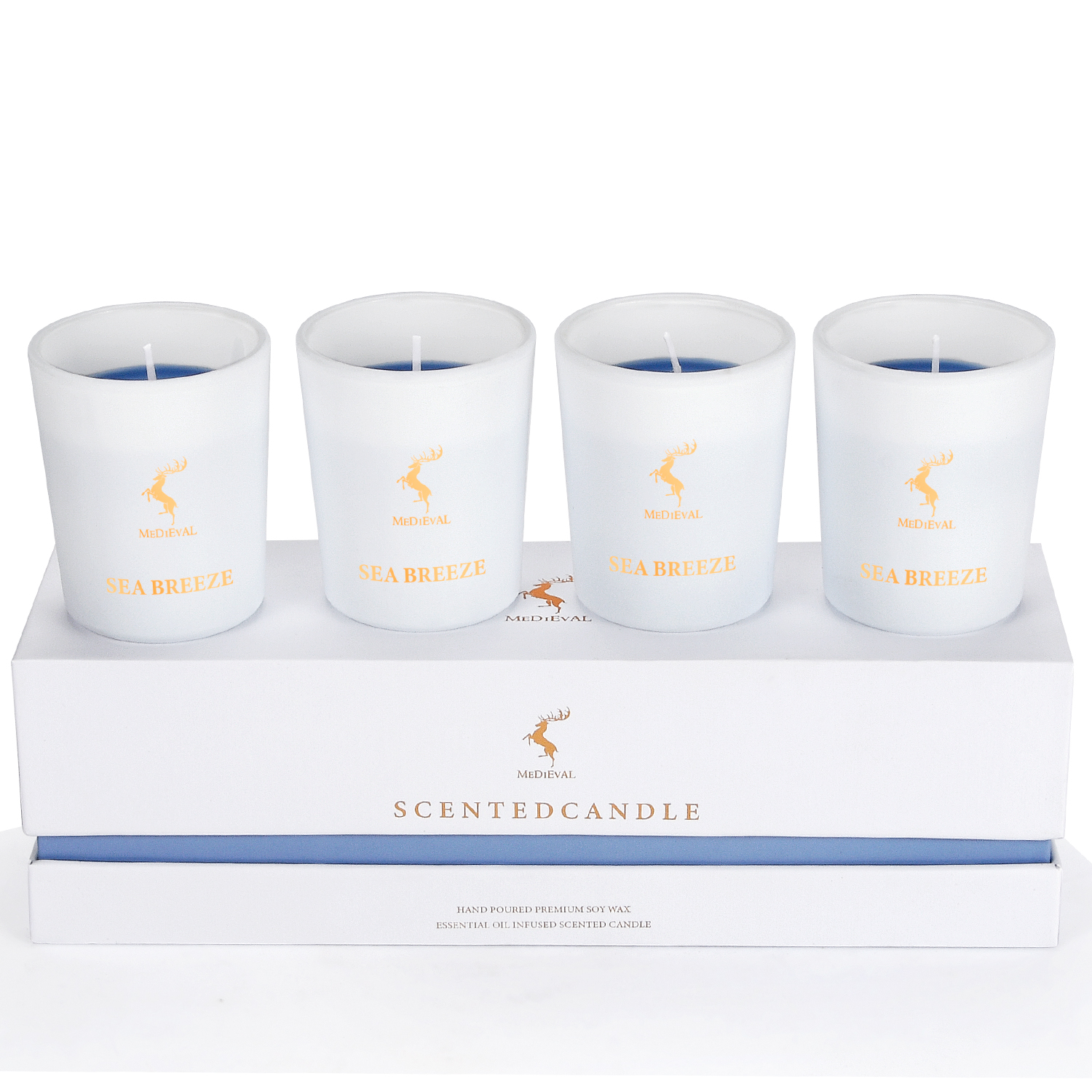 Luxury Custom Gifts White Jar Scented Candles for Women