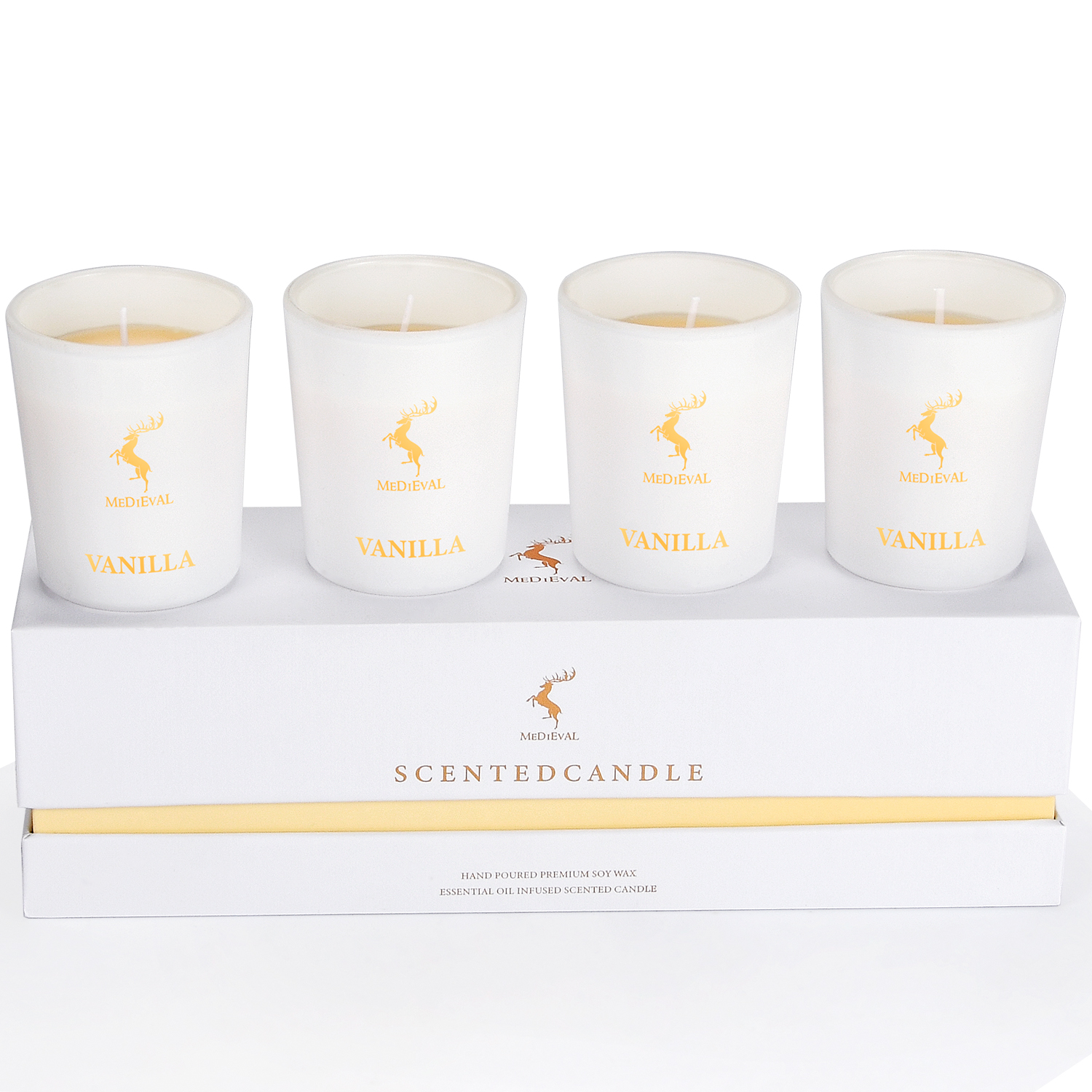 Luxury Custom Gifts White Jar Scented Candles for Women