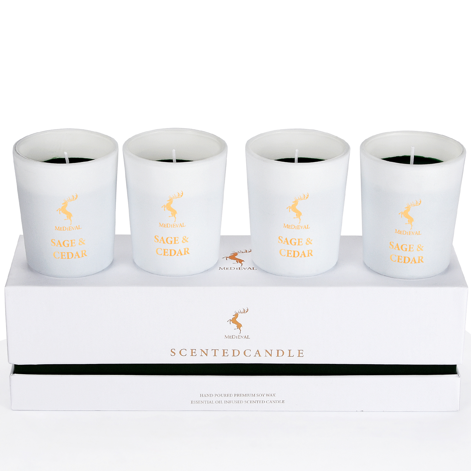 Luxury Custom Gifts White Jar Scented Candles for Women