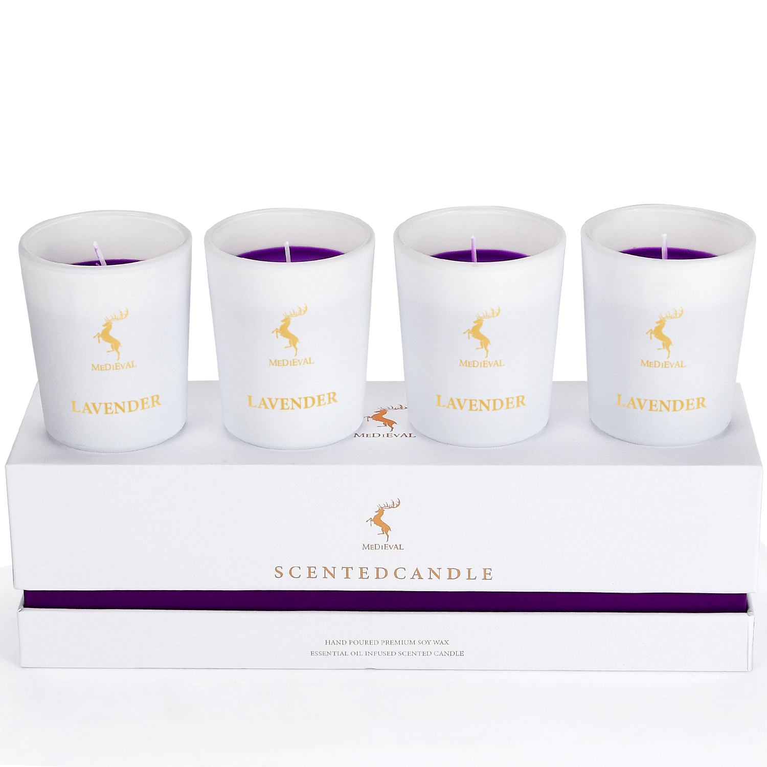 Luxury Custom Gifts White Jar Scented Candles for Women