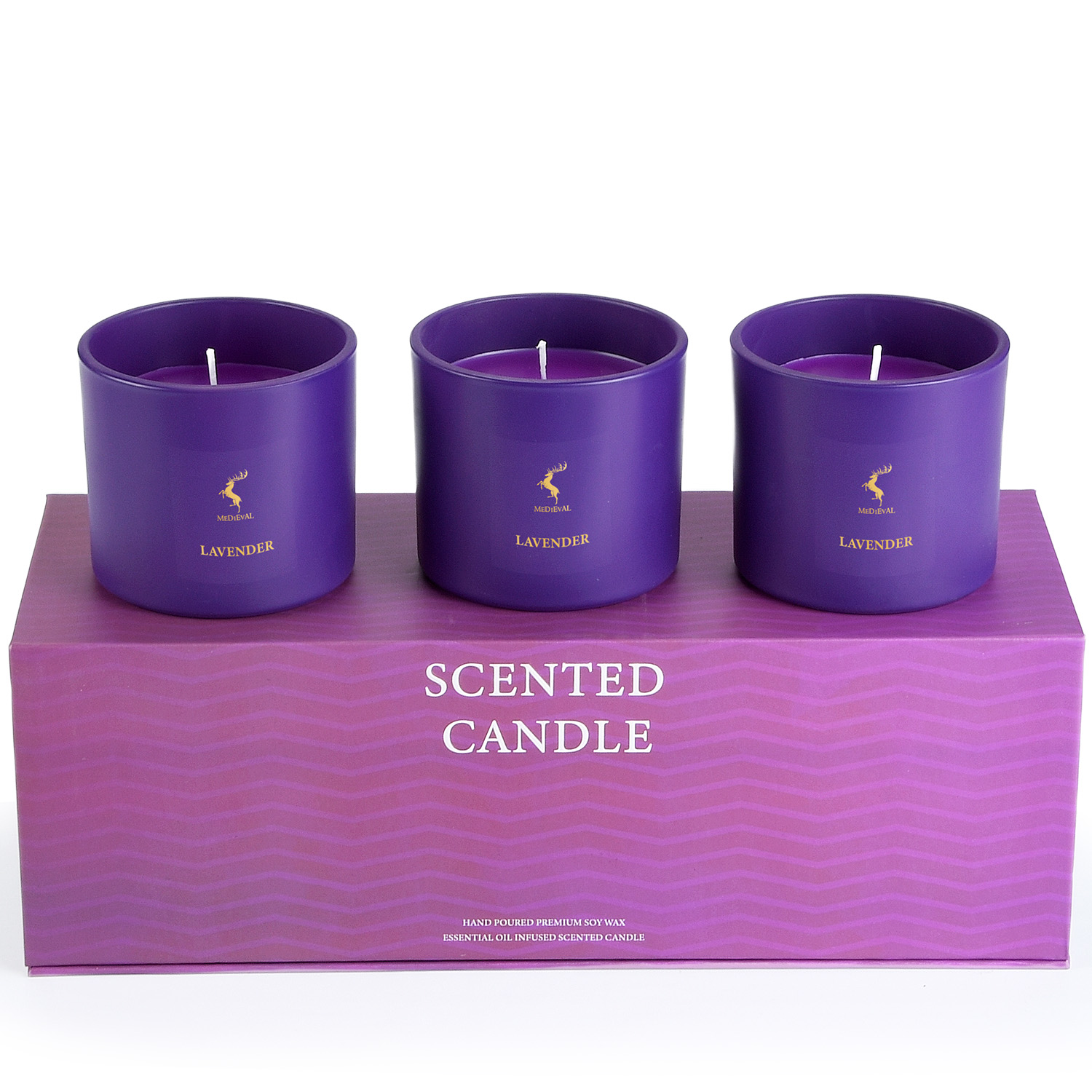 Luxury Essential Oil Pure Soy Wax Scented Candle Gift Set