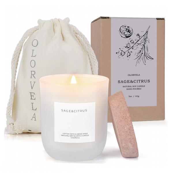 Luxury Natural Pure Soy Wax Scented Candles with Custom Logo