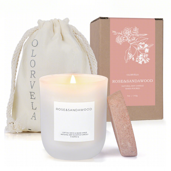 Luxury Natural Pure Soy Wax Scented Candles with Custom Logo