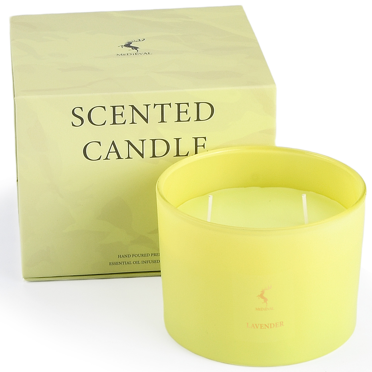 Luxury Personalized Soy Wax Scented Candles in Glass
