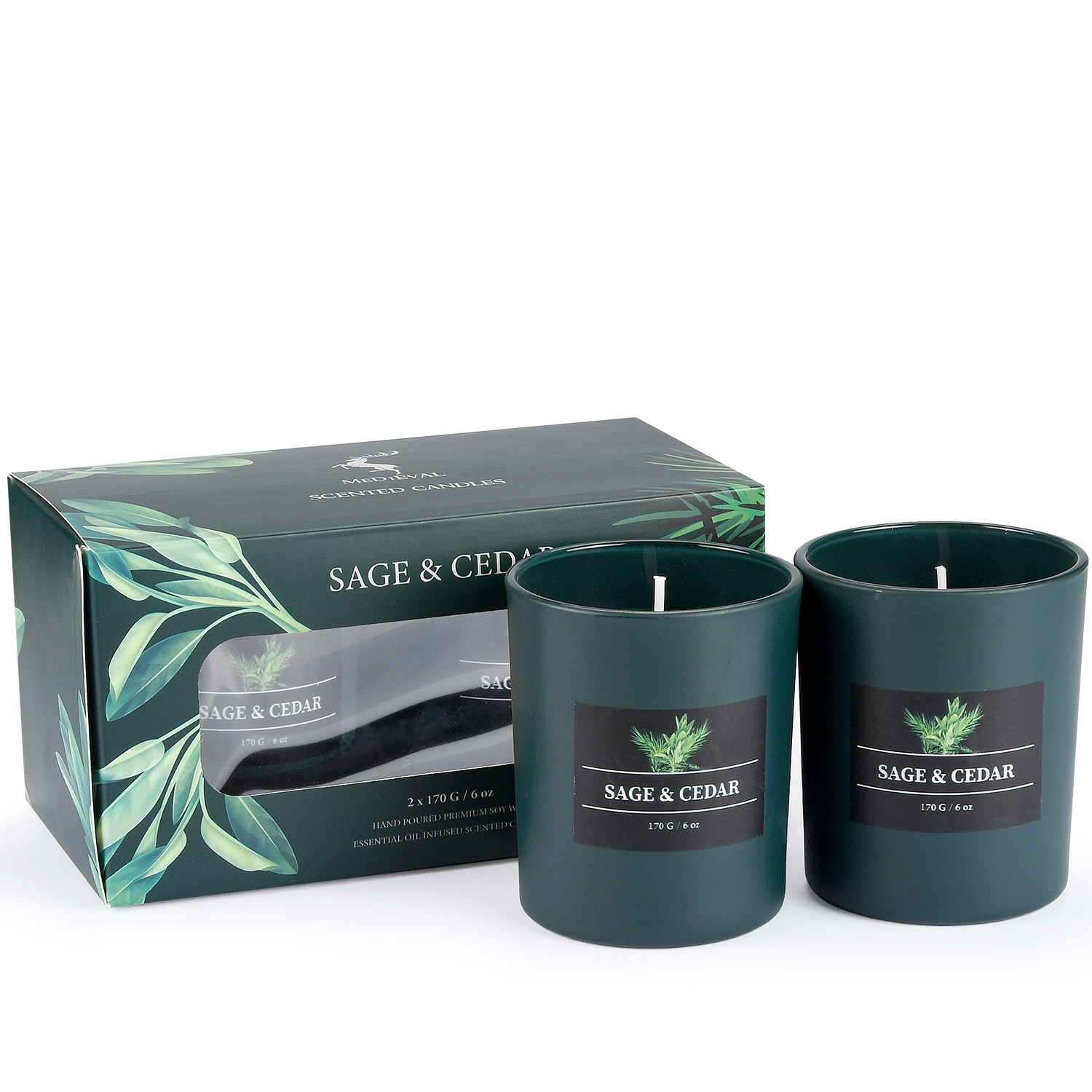 OEM Private Label Custom Scented Candles Gift Set with Box
