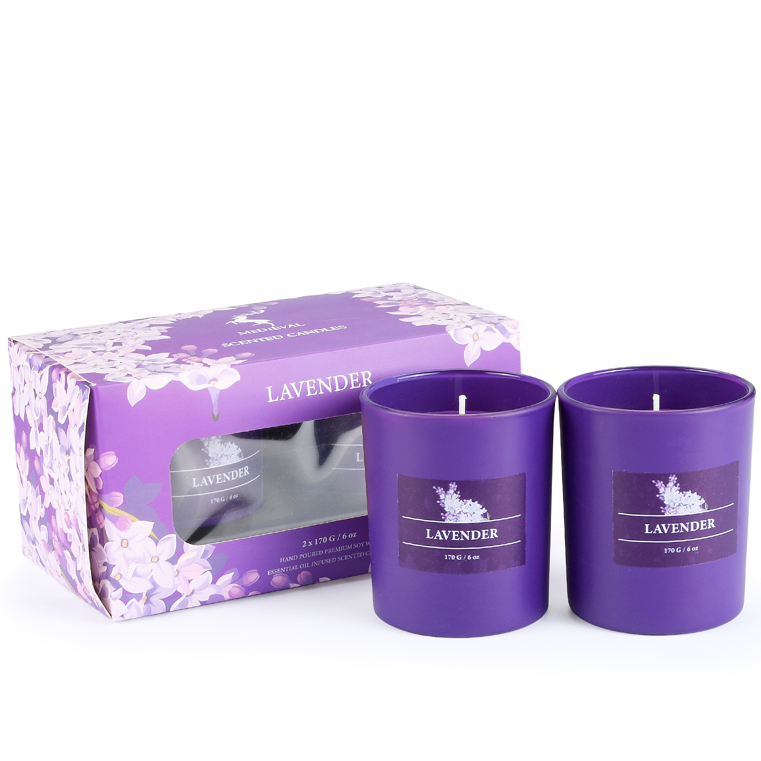 OEM Private Label Custom Scented Candles Gift Set with Box