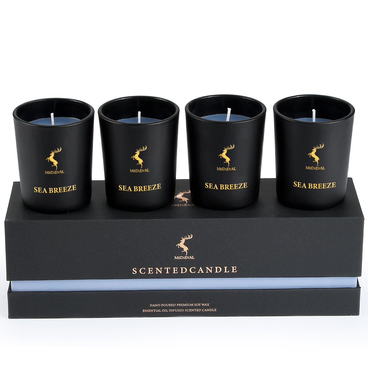 Personalized Custom Glass Jar Wedding Party Soy Wax Scented Candles