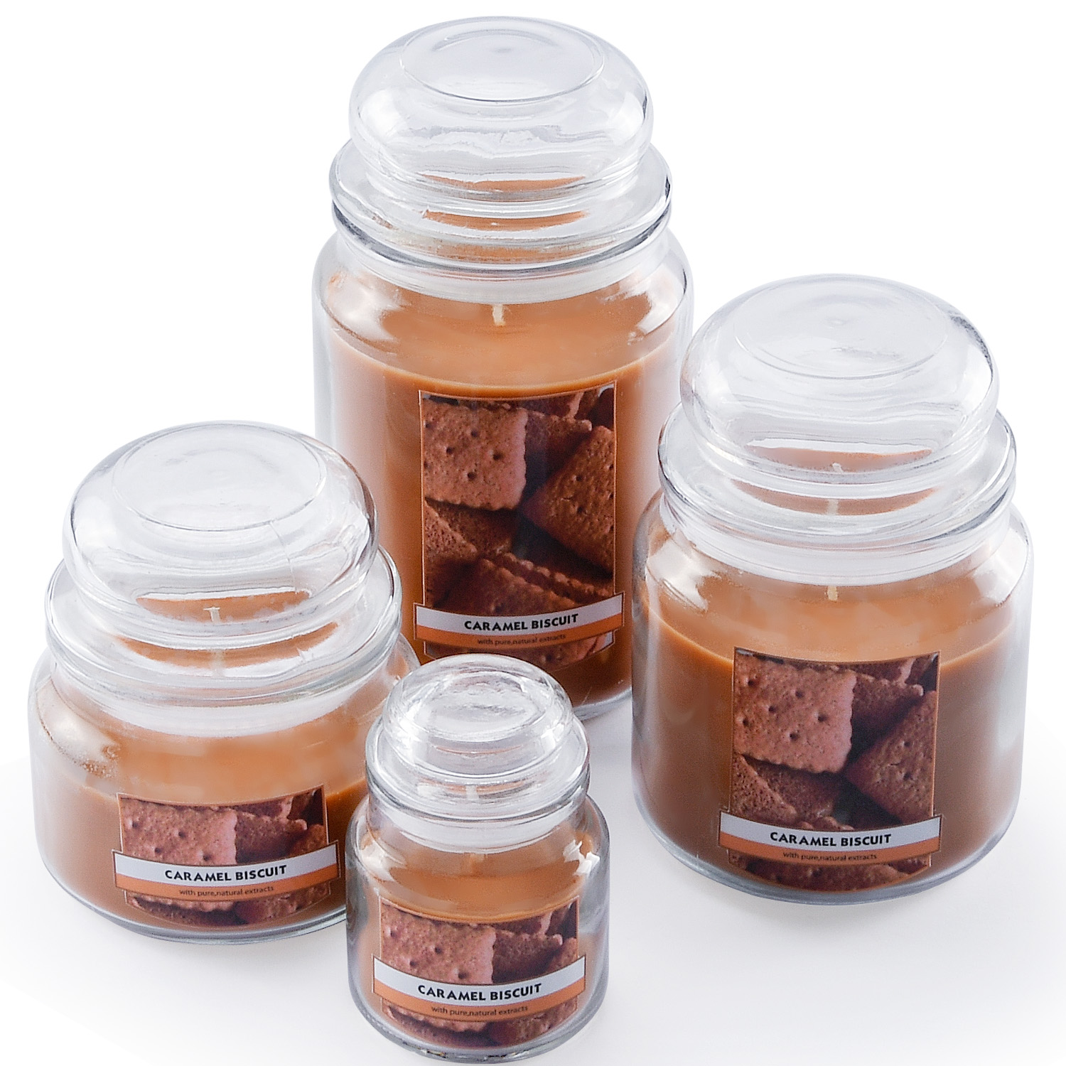 Wholesale Glass Jar Yankee Candle with Lid