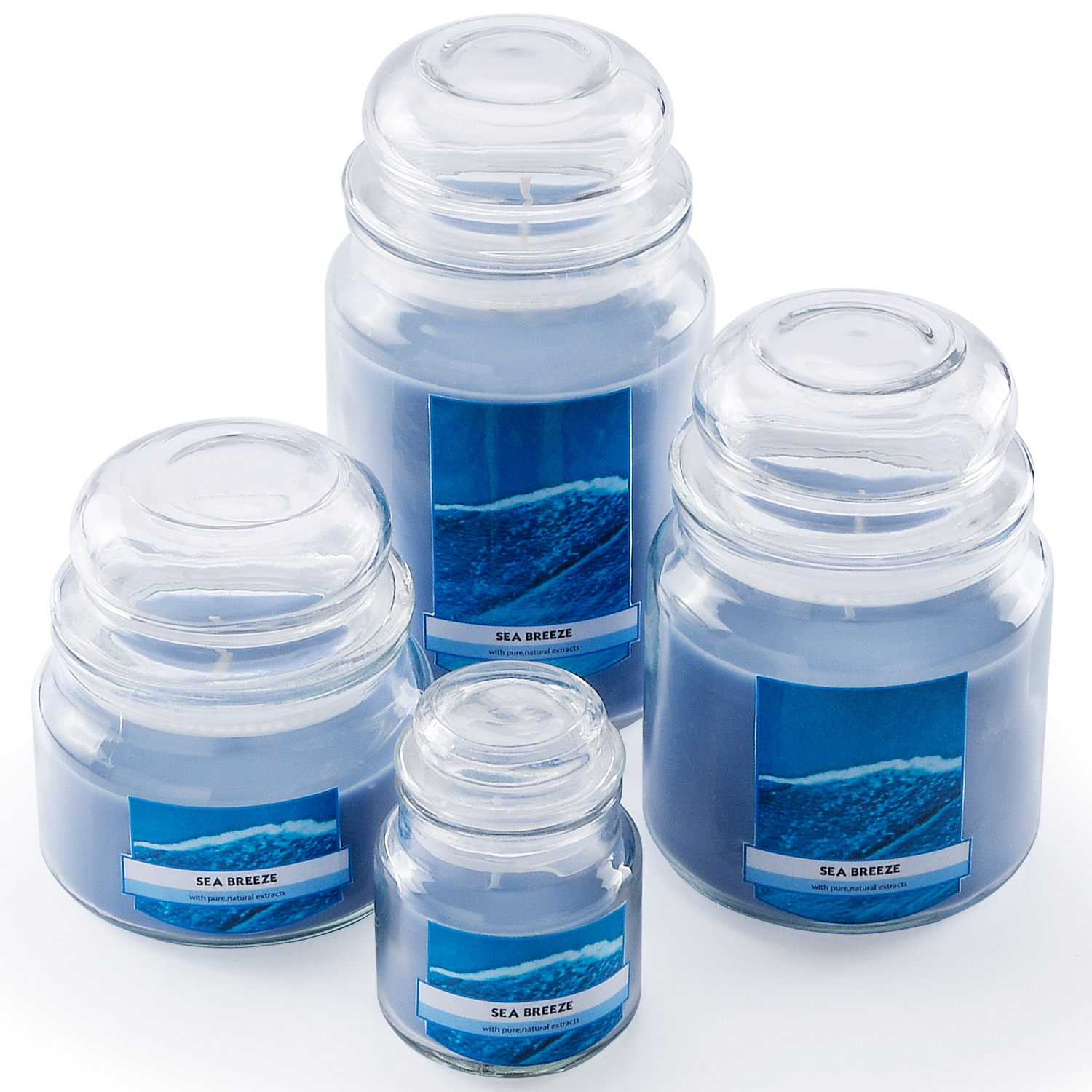 Wholesale Glass Jar Yankee Candle with Lid
