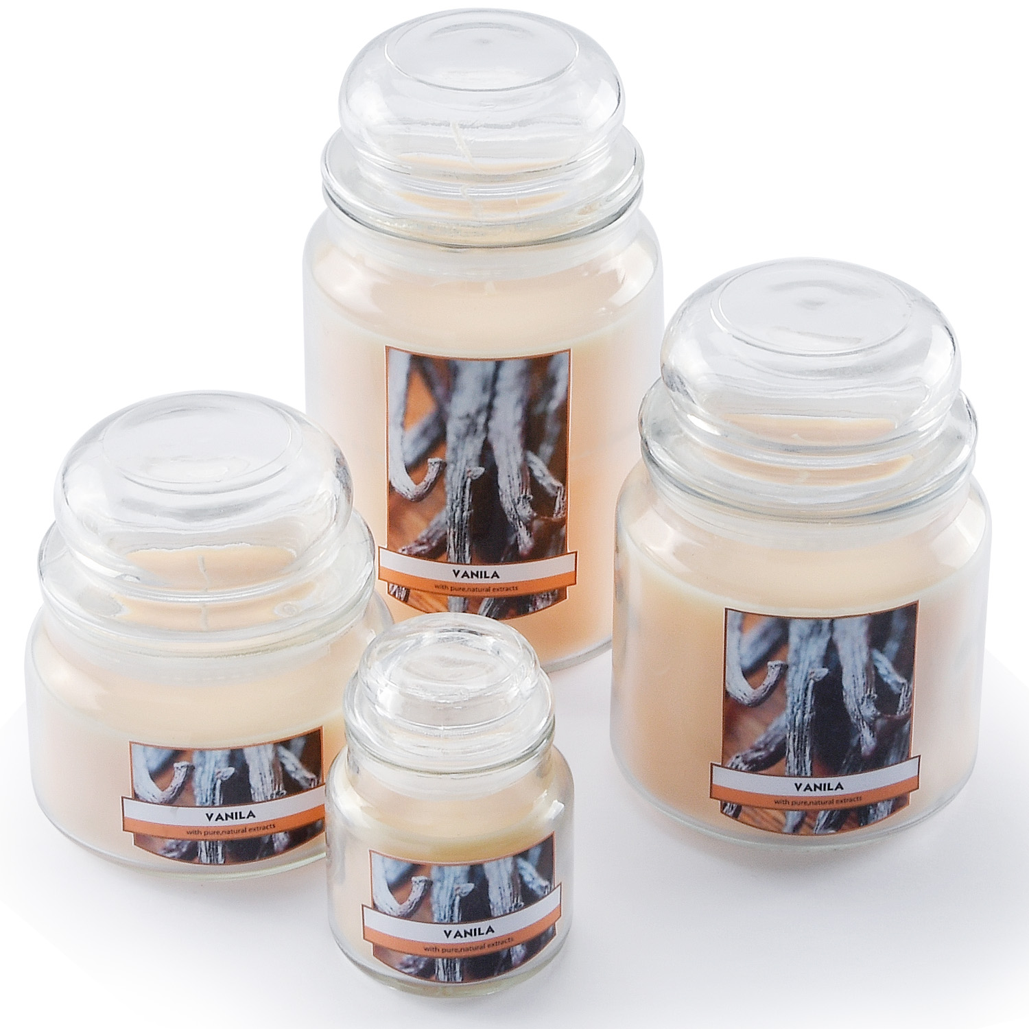 Wholesale Glass Jar Yankee Candle with Lid