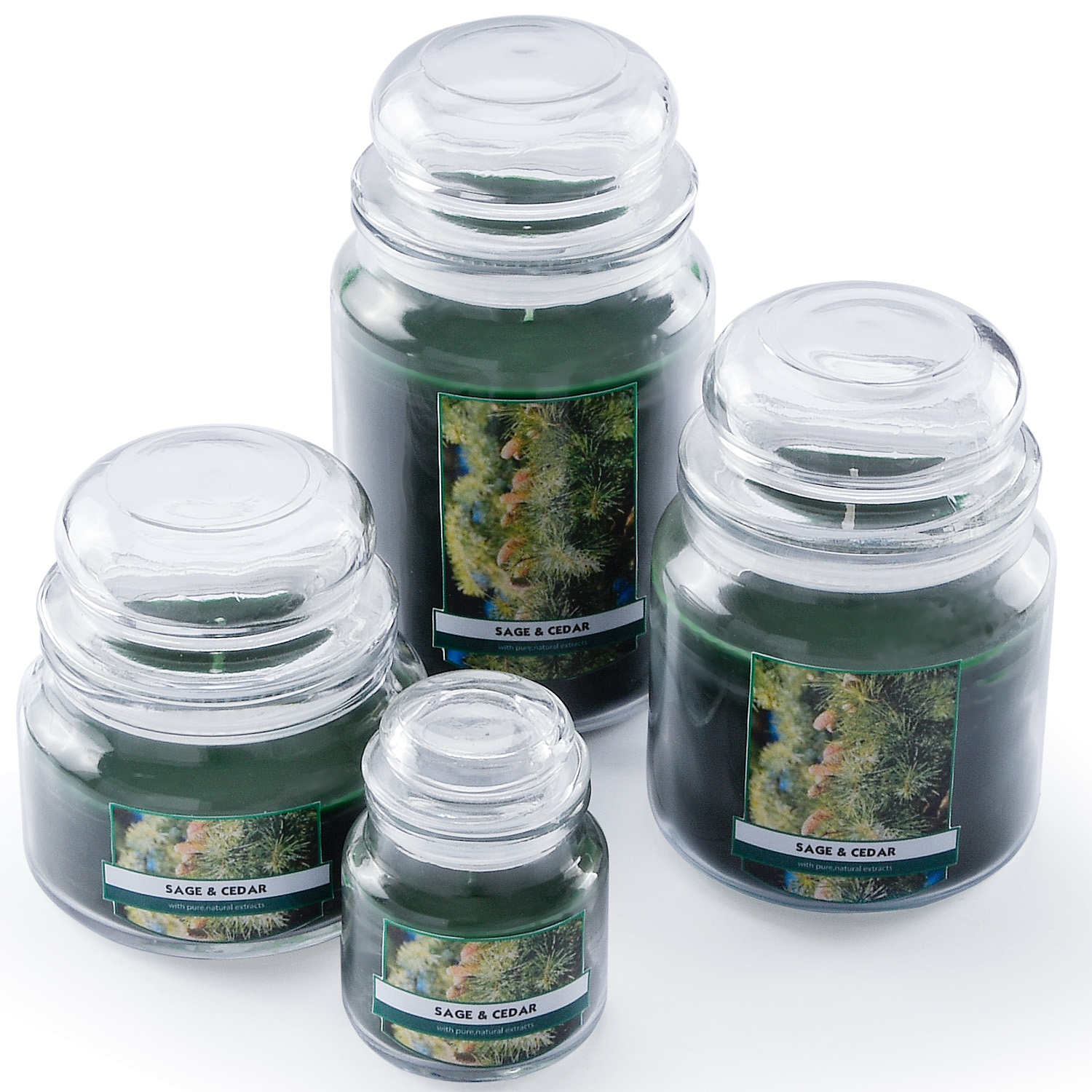 Wholesale Glass Jar Yankee Candle with Lid