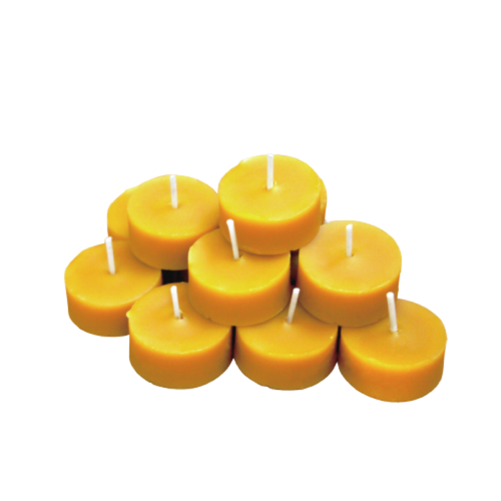 Custom Beeswax Tealight Candles with Box