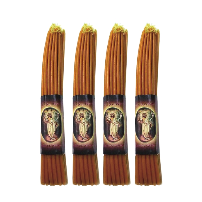 Custom Color Decorative Beeswax Taper Candles