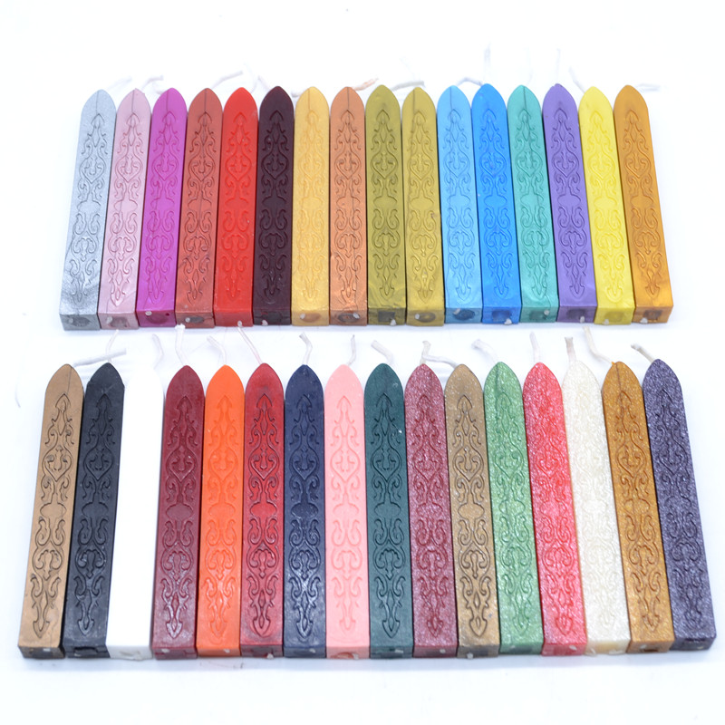 Custom Color Sealing Wax Sticks with Wick