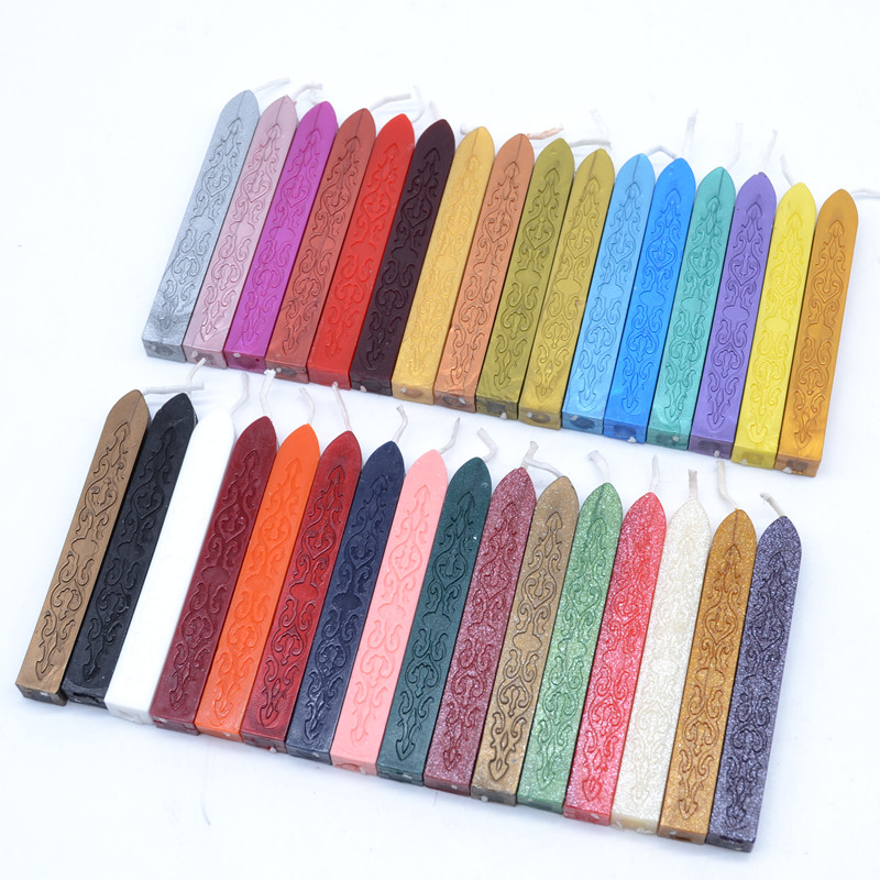 Custom Color Sealing Wax Sticks with Wick