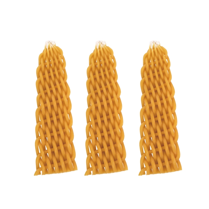 Custom Decorative Pure Beeswax Candles