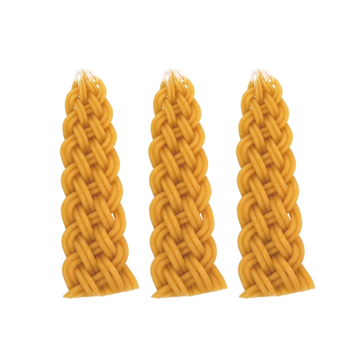 Custom Decorative Pure Beeswax Candles