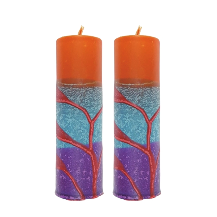 Decorative Handcrafted Beeswax Pillar Candle
