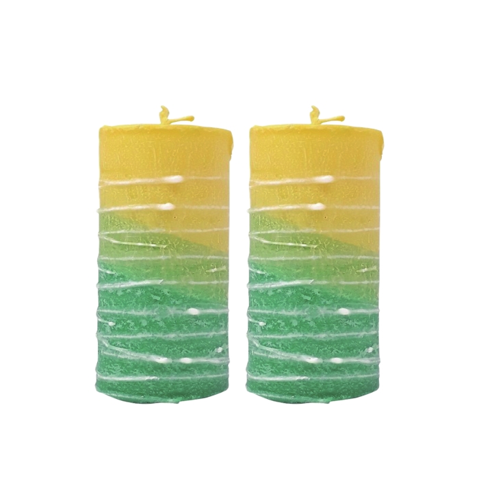 Decorative Handcrafted Beeswax Pillar Candle