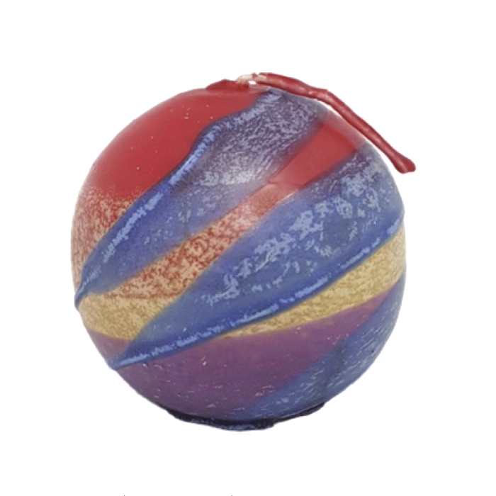 Decorative Handmade Round Beeswax Candle
