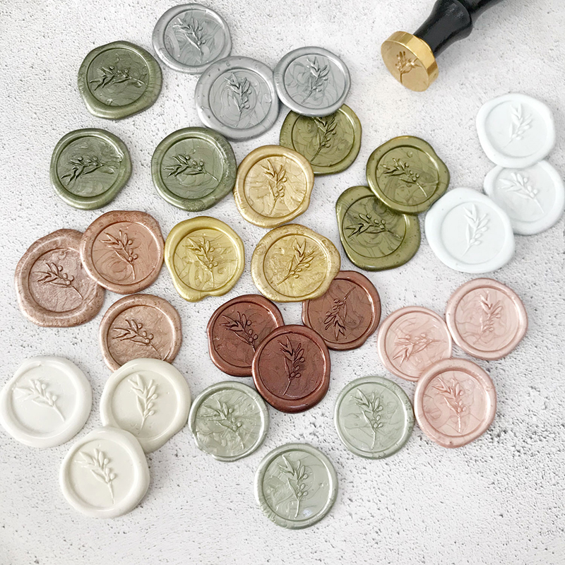 Factory Price Sealing Wax Stickers with Custom Logo