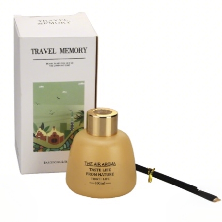 Gift Box Glass Bottle Essential Oil Scented Reed Diffuser