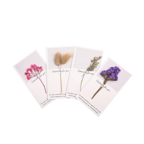 Handmade Dried Flowers Creative Birthday Gift Greeting Card