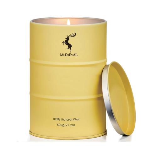 Luxury High End Home Decor Oil Tank Tin Soy Wax Scented Candles with Box
