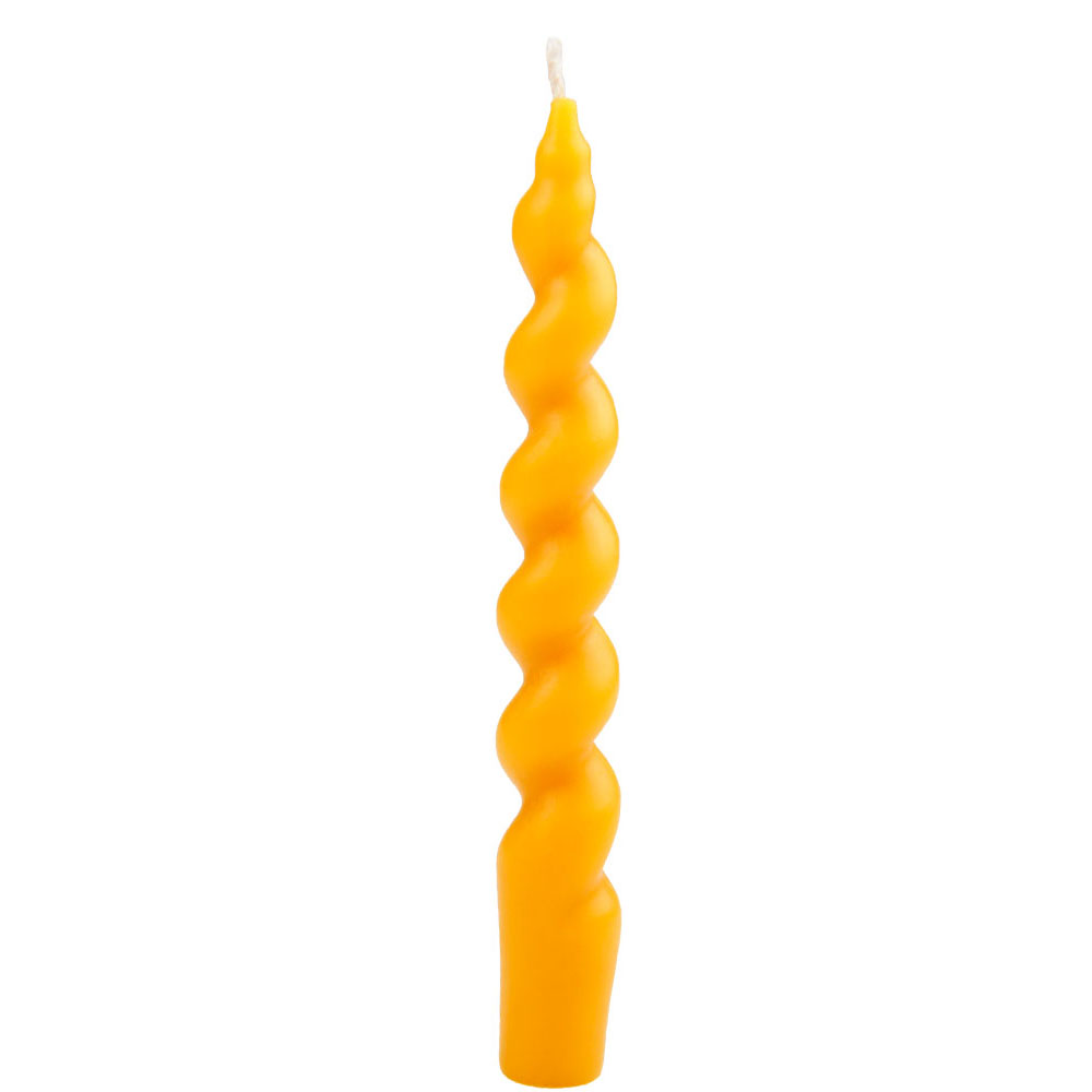 Hot Sale Handmade Spiral Beeswax Taper Candles