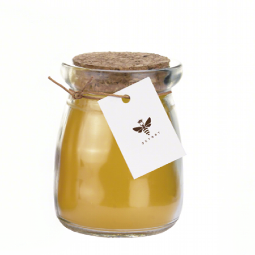 Luxury Decorative Glass Jar Beeswax Candle