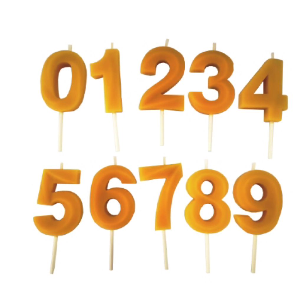 Luxury Digital Shaped 100 Pure Beeswax Candles