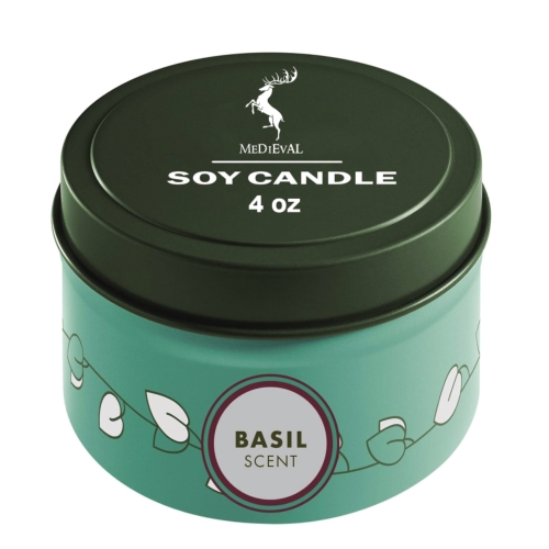 Luxury Private Label Tin Cans Smokeless Soy Wax Scented Candle