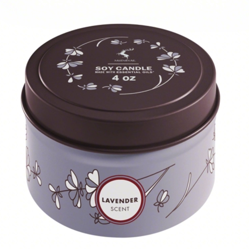 Luxury Private Label Tin Cans Smokeless Soy Wax Scented Candle