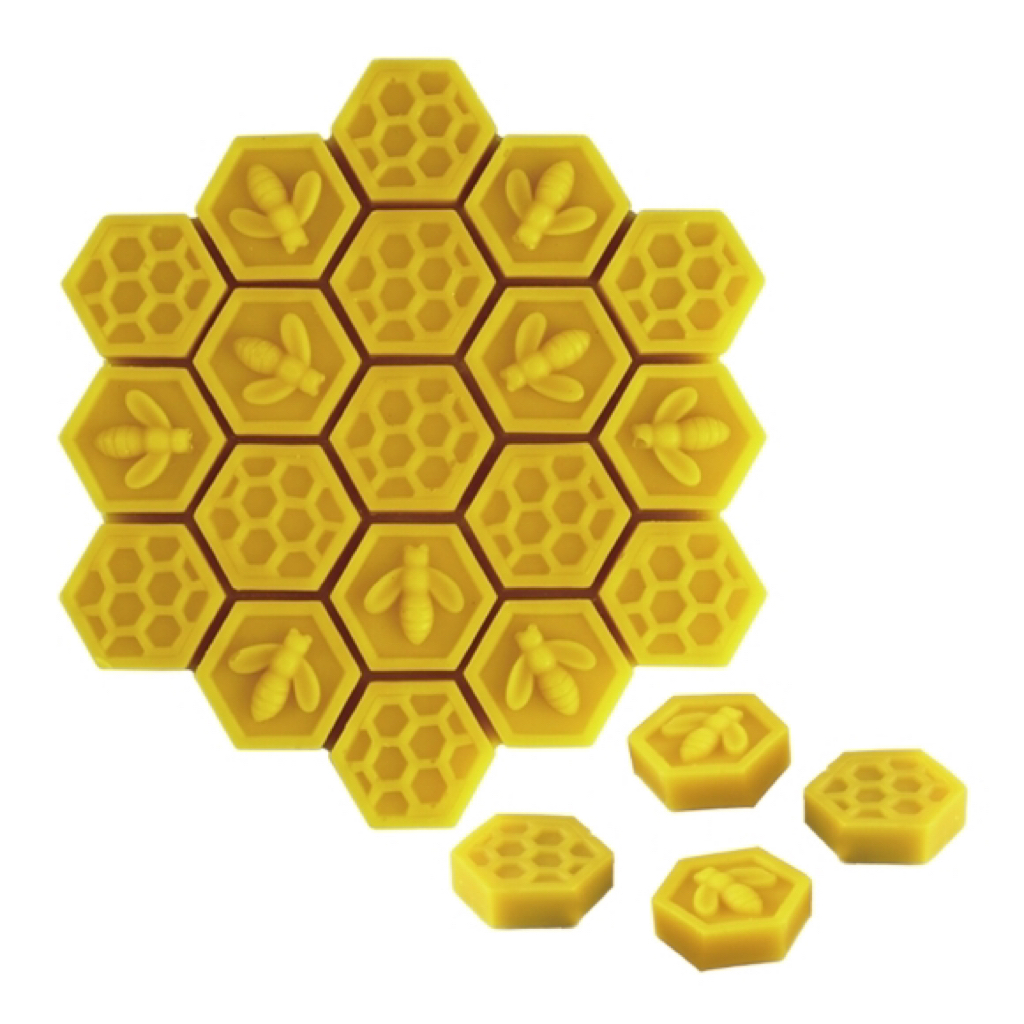 Luxury Unscented Natural Beeswax Block