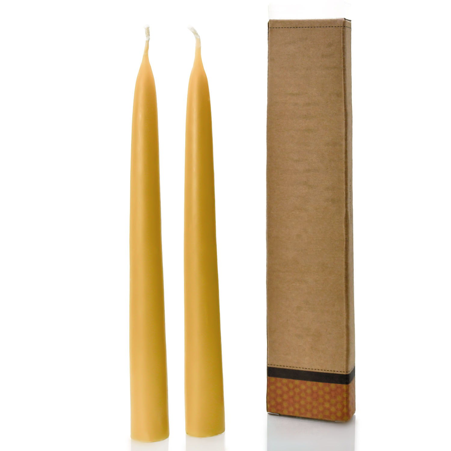 Beeswax Candles Box Natural Beeswax Taper Candles