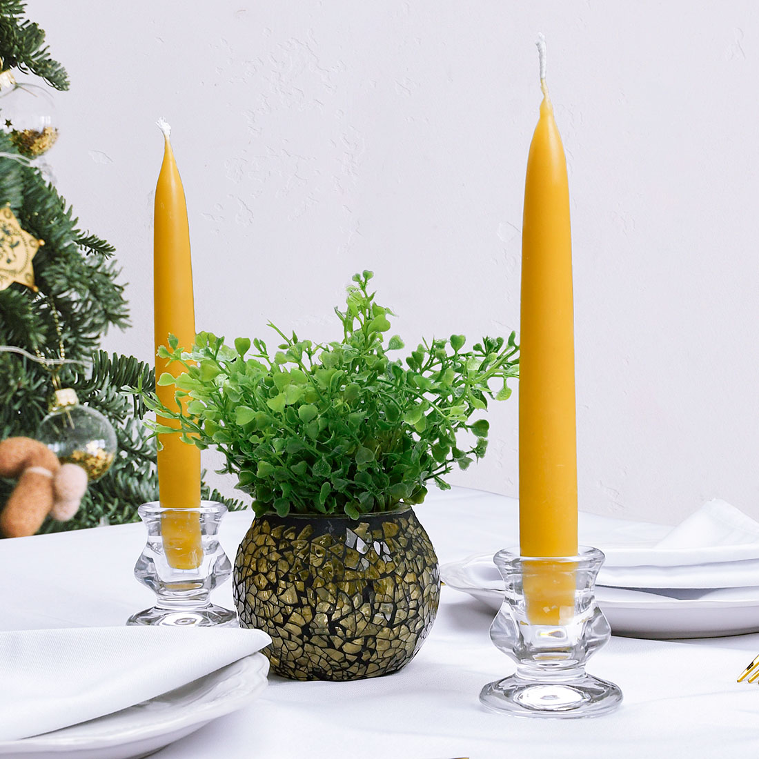 Beeswax Candles Box Natural Beeswax Taper Candles
