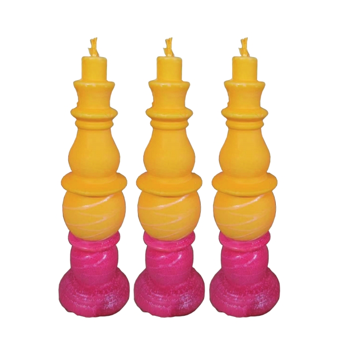 New Design Galilee Style Handmade Beeswax Candle