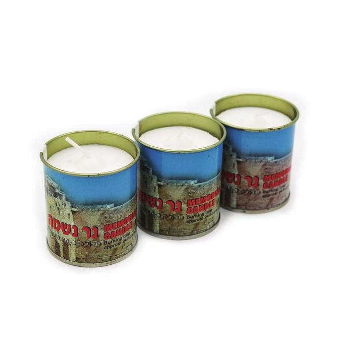 Wholesale Paraffin Wax Memorial Candles in Tin