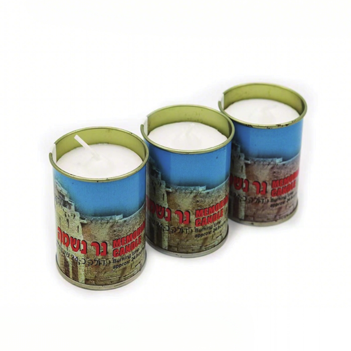 Wholesale Paraffin Wax Memorial Candles in Tin
